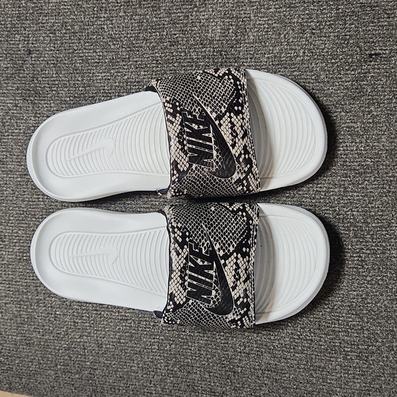 Nike Shoes - New snake skin Nike Sandal Slides NWOT ON SALE UNTIL 11PM
